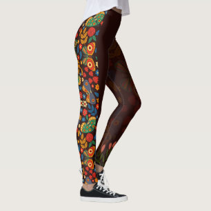 Blommigt vår blommar Leggings