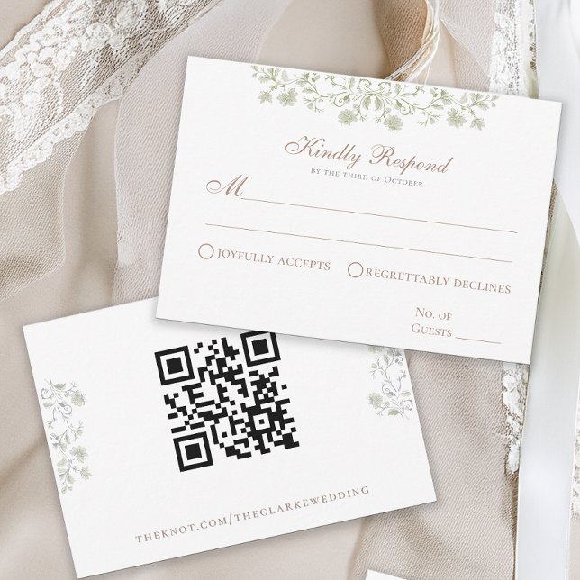 Blommigt Vår Chinoiserie-kuvert OSA Kort (Skapare uppladdad)