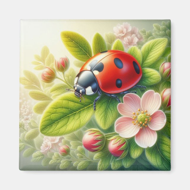 Blommigt/vår-nyckelbildsbilder Magnet (Framsidan)
