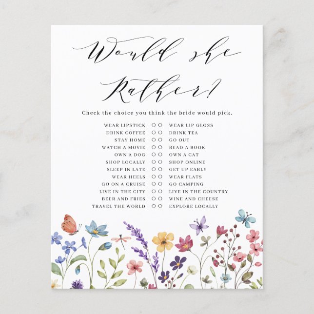 Blommigt Vår sommar skulle hon ringa till Bridal S (Framsida)