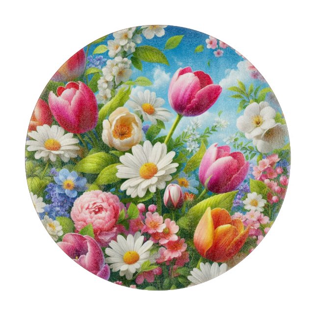 Blommigt/vår-teckning (Framsidan)