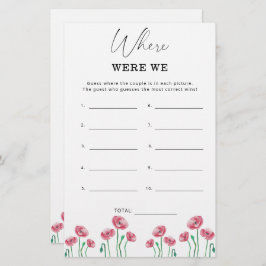 Blommigt Var var vi i möhippan?