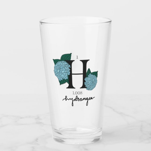 Blommigt Väte Inslag Glaskopp (Framsida)