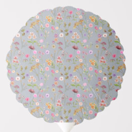 blommigt vatten färg mönster - rosa, lila, grönt-