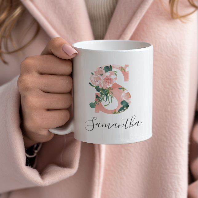 Blommigt Vattenfärg - Mugg - S (Skapare uppladdad)