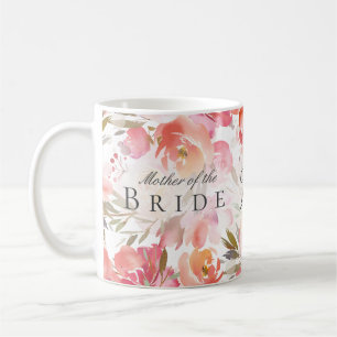 Blommigt Vattenfärg Ro Budens mamma Kaffemugg