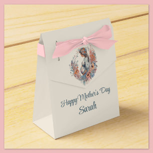 Blommigt Vattenfärgen Mor Day Mamma ska lämnas in Presentaskar