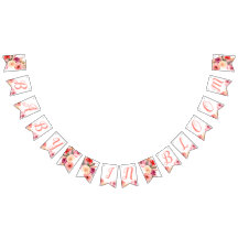 Blommigt Vattenfärgsfärg Baby i babordåda i blomma