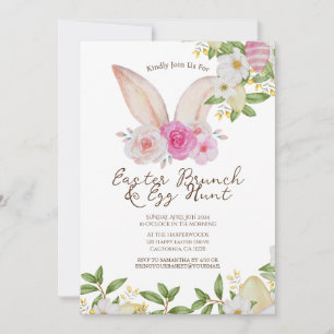 blommigt vattenfärgsjakt på brunch och ägg från Vå Inbjudningar