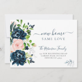 Blommigt vattenfärgsmodern flytta meddelande