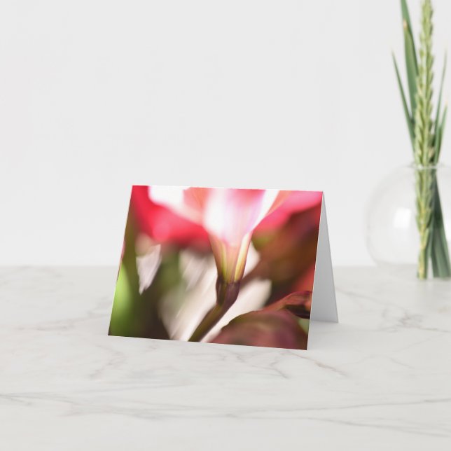 Blommigt Vickat tackkort (Framsida)