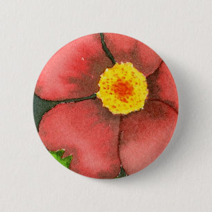 blommigt "Vild Ro"-knapp Knapp