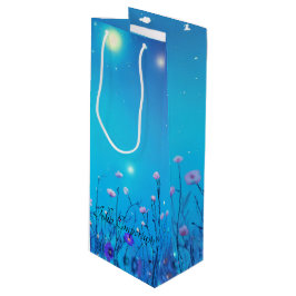 Blommigt Vin Gift Bag