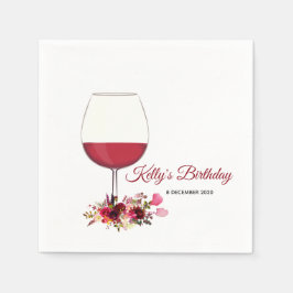 blommigt, vin, viskhet, Pappra blöjor Pappersservett