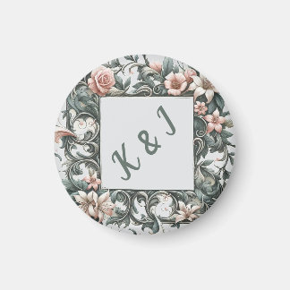 Blommigt Vine Magnet