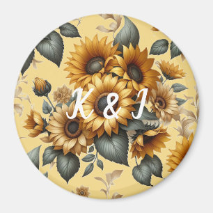 Blommigt Vine Magnet