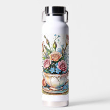 Blommigt Vine Mönster - Mjuk vattenfärgssolskyddsb