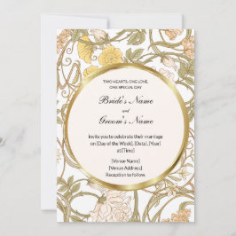 Blommigt Vines bröllopsinbjudan Inbjudningar