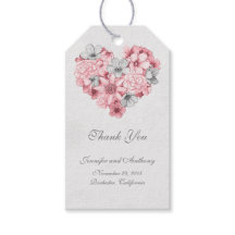 Blommigt Vintage Heart Bröllop