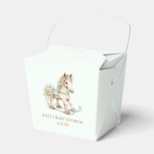 Blommigt Vintage Leksak Rocking Horse Baby Shower