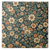 Blommigt vintage mönster