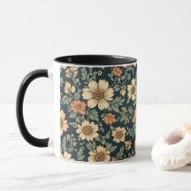 Blommigt vintage mönster