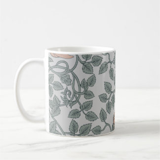 Blommigt vintage sömlös mönster, tapet kaffemugg