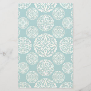 Blommigt vintersnöflingor brevpapper