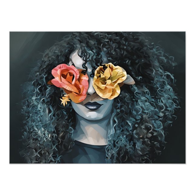 Blommigt Vision Fototryck (Framsidan)