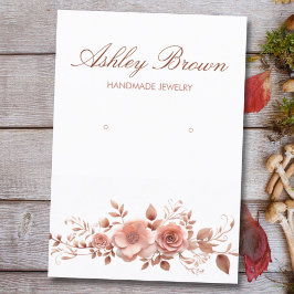 Blommigt Visning för varmfärgning, judiskt avläsni Visitkort