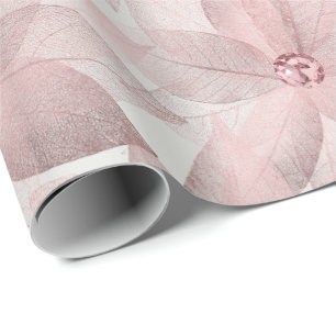 Blommigt Vit Möhippa Graduatio Birthday 16th Grått Presentpapper