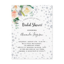 Blommigt vit ros guld glamoral möhippa