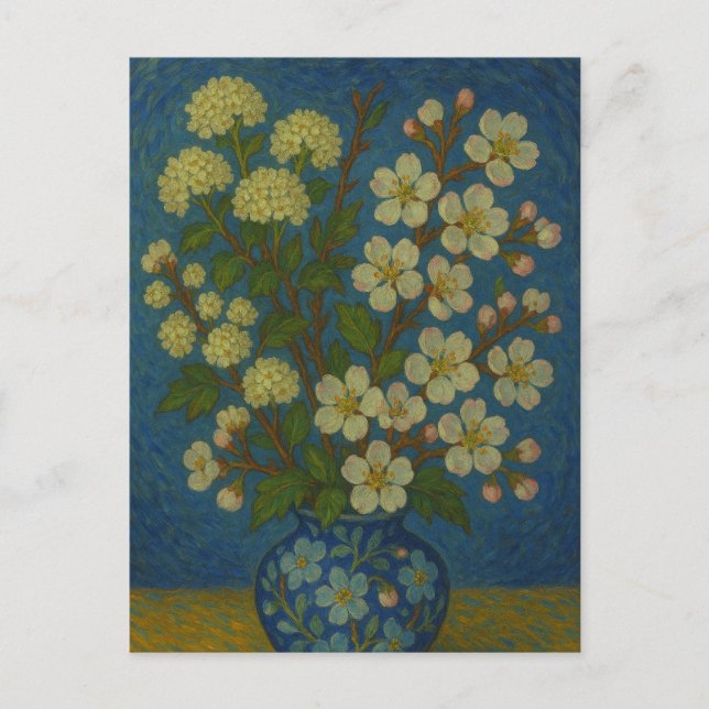 Blommigt vykort (Framsida)