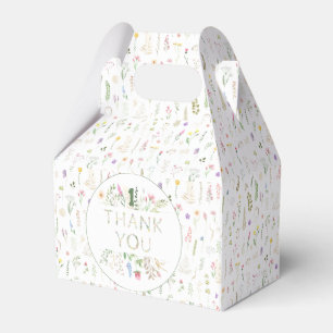 Blommigt Watercolor Alphabet ABC Birthday Presentaskar
