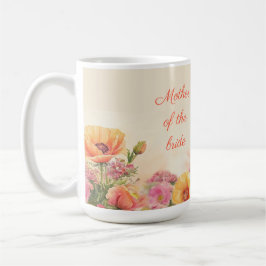 Blommigt Watercolor Budens mamma Kaffemugg