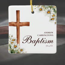 Blommigt Watercolor Kor Baptism