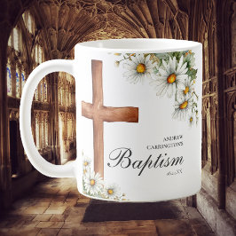 Blommigt Watercolor Kor Baptism Kaffemugg