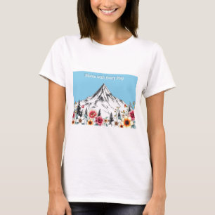 Blommigt Watercolor Women's T-Shirt