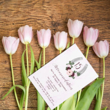 Blommigt Western hästseshoe Quinceanera-logi