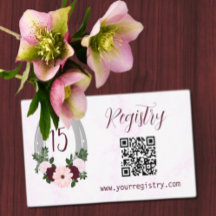 Blommigt Western Horseshoe Quinceanera Registry