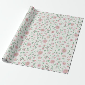 Blommigt Whispers: ZazzleWrapMagic Exklusiv Wraps Presentpapper