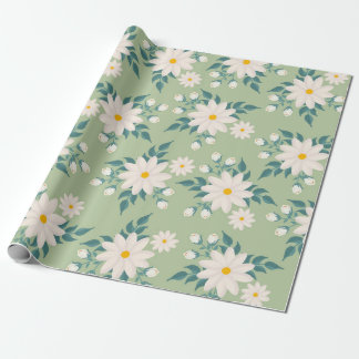 Blommigt Whispers: ZazzleWrapMagic Exklusiv Wraps Presentpapper