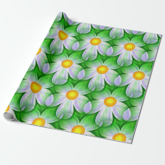 Blommigt Whispers: ZazzleWrapMagic Exklusiv Wraps Presentpapper