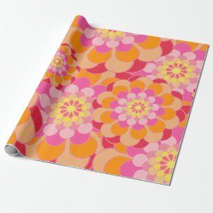 Blommigt Whispers: ZazzleWrapMagic Exklusiv Wraps Presentpapper