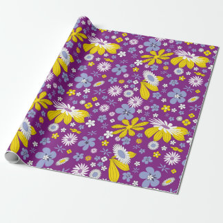 Blommigt Whispers: ZazzleWrapMagic Exklusiv Wraps Presentpapper