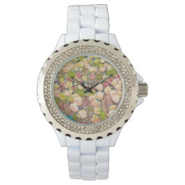 Blommigt White Watch (Beauty) Armbandsur