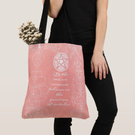 Blommigt Wiccan All-over-utskrivet Tygkasse