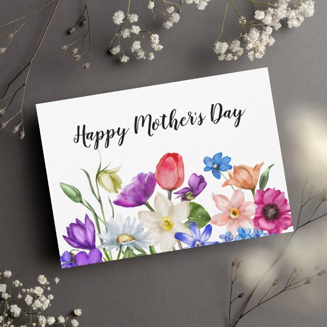 Blommigt Wildblomma Mors dag (Skapare uppladdad)