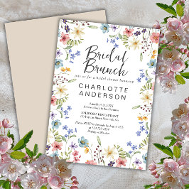 Blommigt WildblomMöhippa Möhippa Brunch Inbjudningar