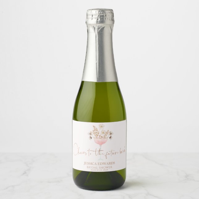 Blommigt WildblommPetals Prosecco Möhippa (Framsida)